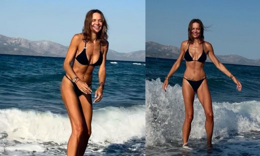 Η Νικολέττα Καρρά σε mood διακοπών – Το μαύρο μπικίνι, το κορμί και οι κοιλιακοί... «φέτες»!