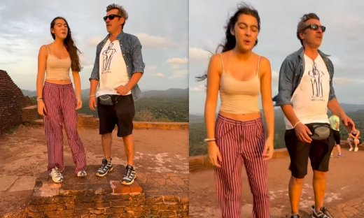 Στάνκογλου:Η συγκλονιστική ερμηνεία παραδοσιακού τραγουδιού με την κόρη του σε μνημείο της Σρι Λάνκα