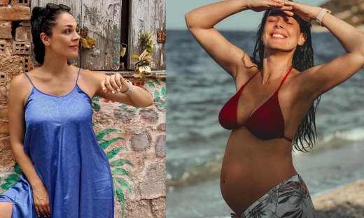 Ιωάννα Τριανταφυλλίδου: Με φουσκωμένη κοιλιά στην ταράτσα του σπιτιού της λίγο πριν γεννήσει