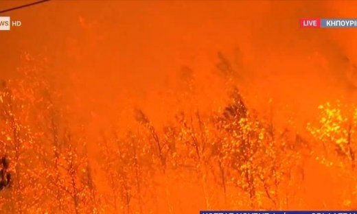 Πάτρα, Φιλιππιάδα και Χίος στις φλόγες – Η εφιαλτική νύχτα και οι τεράστιες καταστροφές