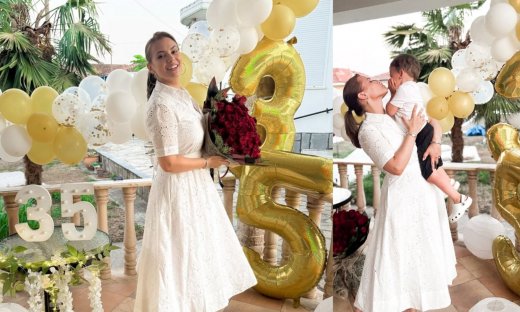 Λάουρα Νάργες: Το φωτογραφικό άλμπουμ των γενεθλίων της & η αγκαλιά με τον γιο της Αλέξανδρο