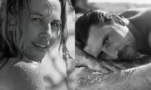 Ντορέττα Παπαδημητρίου–Γιώργος Γεροντιδάκης: Οι νέες φωτογραφίες από την παραλία «φωνάζουν» ευτυχία