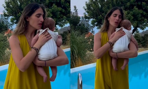 Παυλίνα Βουλγαράκη: Τραγουδάει στη νεογέννητη κόρη της & συγκινεί – «Σύ μ’ έμαθες πώς αγαπούν...»