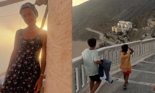 Κατερίνα Παπουτσάκη: Το φωτογραφικό άλμπουμ από τις διακοπές στην Κάρπαθο με τα παιδιά & τον Θάνο