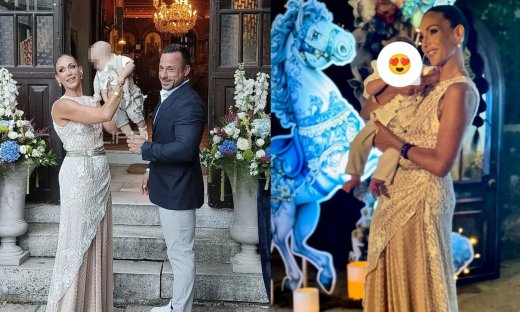 Ανθή Βούλγαρη:Το φωτογραφικό άλμπουμ από τη βάφτιση του γιου της & το ζευγάρι Χασαπόπουλος-Σκοπελίτη