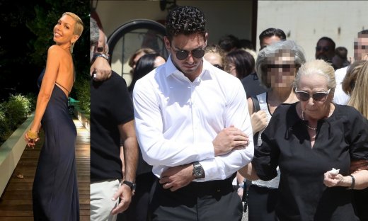 Κηδεία Αλεξάνδρας Νικολαΐδου: Υποβασταζόμενη η μητέρα της στο τελευταίο αντίο