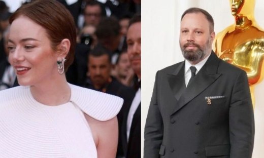 Με ξυρισμένο κεφάλι η Έμμα Στόουν στην αφίσα της νέας ταινίας Bugonia του Λάνθιμου