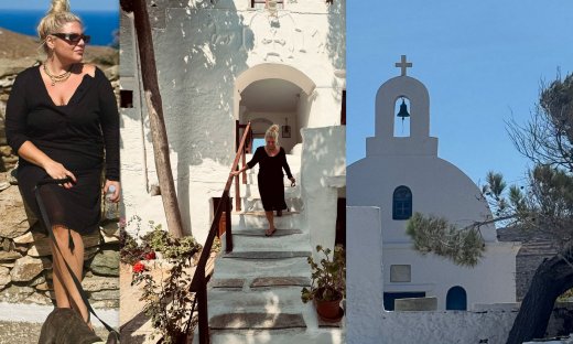 Δανάη Μπάρκα: Η εξομολόγηση για την πίστη και τον παππού της ανήμερα του Αγίου Φανουρίου