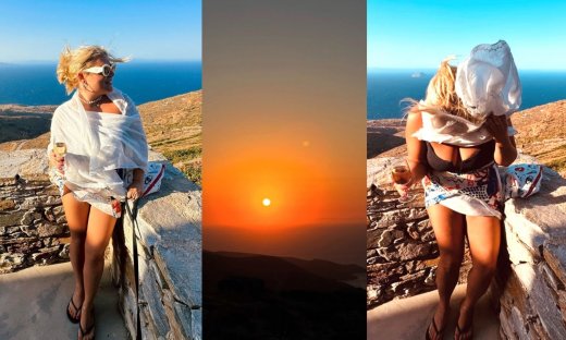 Δανάη Μπάρκα: Το νησί που επέλεξε μετά τη Σύρο - Τα νέα μαγικά καρέ & ο συνεργάτης από το Mega