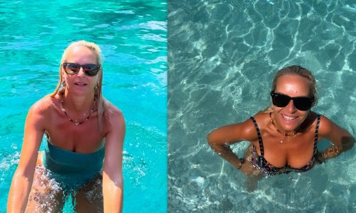 Μαρία Μπεκατώρου: Μοναδικά στιγμιότυπα από τις τελευταίες βουτιές της στην Κεφαλονιά