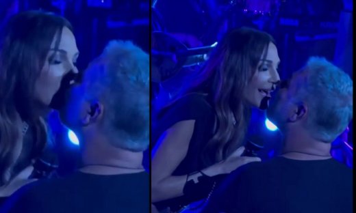 Δέσποινα Βανδή: Το παθιασμένο φιλί & η αφιέρωση στον Βασίλη Μπισμπίκη σε live της