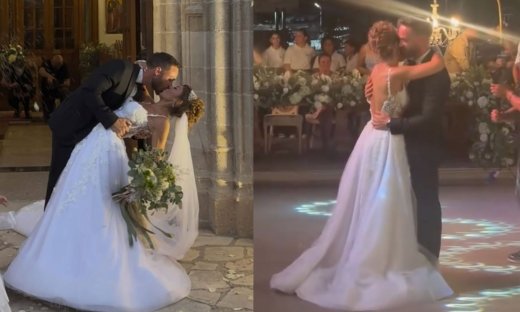 Στέφανος Μιχαήλ – Νάταλι Κάτερ: Το παθιασμένο φιλί, ο πρώτος χορός & το ξέφρενο γλέντι μετά τον γάμο