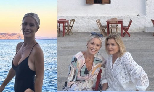 Μαρία Μπακοδήμου: Τα μαγικά καρέ των διακοπών, η πόζα με την Καβογιάννη & το ολόσωμο μαγιό