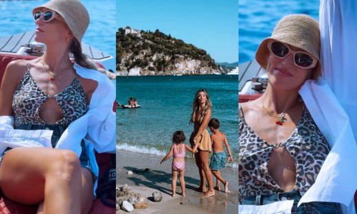 Χωρίς τον Μπρούνο της η Αθηνά Οικονομάκου-Τα νέα καρέ από την Πάργα με τα παιδιά της & τα παιχνίδια