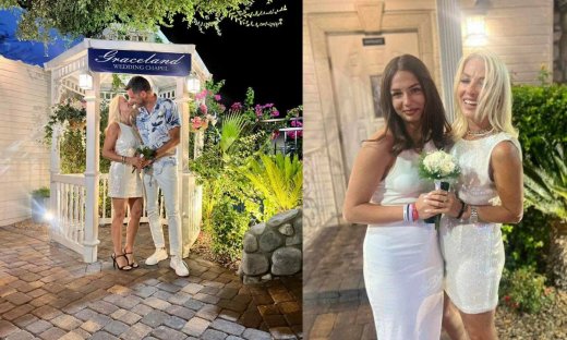 Έλσα Τόλη - Κουτούλιας: Παντρεύτηκαν μετά από 19 χρόνια στο Λας Βέγκας με παρανυφάκια τα παιδιά τους