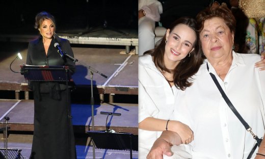 Μαρία Βοσκοπούλου: Στο Ηρώδειο με τη γιαγιά της, Μαρία για να καμαρώσουν την Άντζελα Γκερέκου