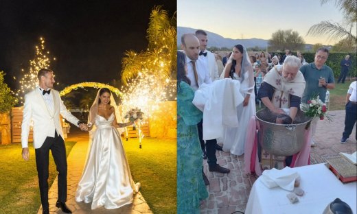 Παναγιώτης Τριβυζάς: Παντρεύτηκε και βάφτισε την κόρη του - Μοναδικά στιγμιότυπα