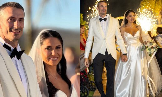 Παναγιώτης Τριβυζάς: Το φωτογραφικό άλμπουμ του γάμου του με την Ιωάννα Καραΐσκου