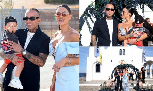 Έλενα Τσαγκρινού – Dj Stephan: Βάφτισαν τον γιο τους - Τα πρώτα καρέ από την τελετή