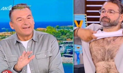 Η ενόχληση του Λιάγκα και η δημόσια συγνώμη του Μπαλάσκα μετά το σήκωμα της μπλούζας του on air