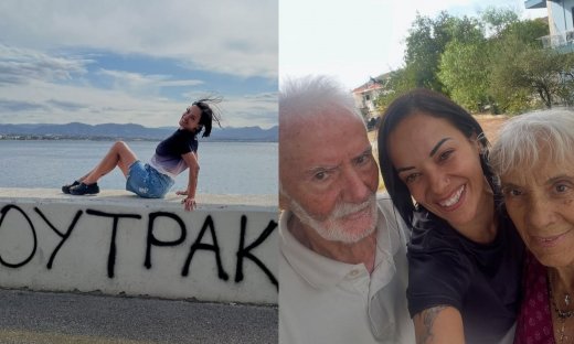 Κατερίνα Τσάβαλου: Ποζάρει αγκαλιά με τους γονείς της – Η οικογενειακή εκδρομή στο Λουτράκι!
