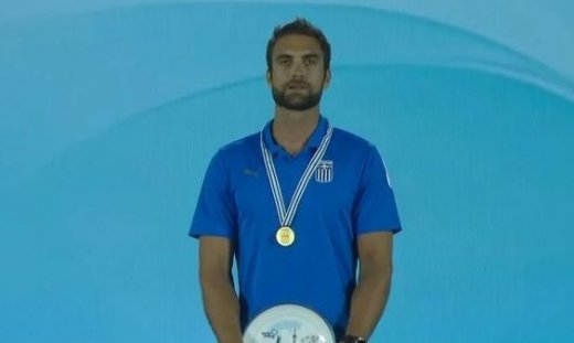 Χρυσός ο Στέφανος Ντούσκος στην Σανγκάη - Η απονομή  και η ανάκρουση του Εθνικού Ύμνου