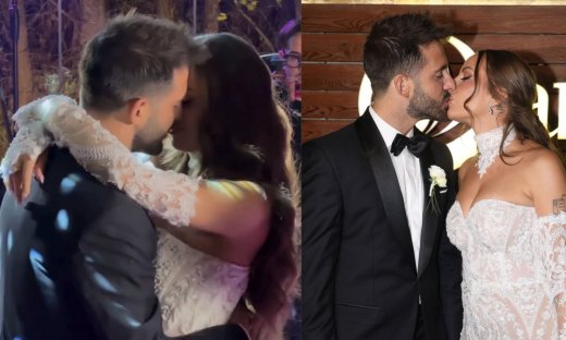 Γάμος Λιβάνη – Ανδρομάχης: Ο πρώτος χορός του ζευγαριού & η υπέροχη στιγμή με τον γιο τους, Γεράσιμο