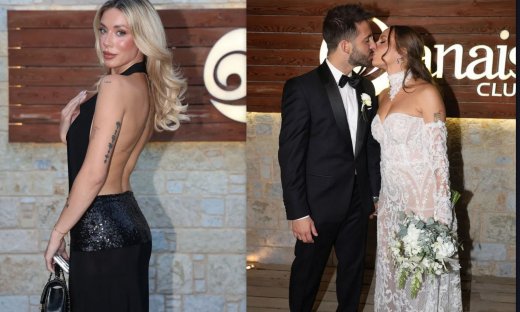 Γαρυφαλλιά Καληφώνη: Έπιασε την ανθοδέσμη στον γάμο Ανδρομάχης & Λιβάνη - Η αντίδρασή της