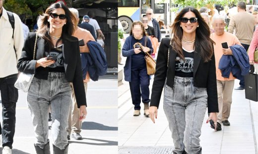 Σταματίνα Τσιμτσιλή: Εντυπωσιακή στο κέντρο της Αθήνας – Το casual look που έγινε talk of the town!