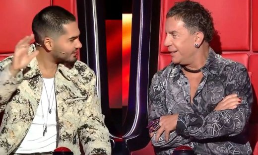 The Voice - Έξαλλος ο Μαζωνάκης on air με τον Μάστορα άρχισε τα γαλλικά: «Πότε γύρισες ρε»