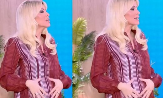 Κατερίνα Καινούργιου: Πιάνει την κοιλιά της & «φωνάζει»: «Πεινάμε, μας μυρίζει...»