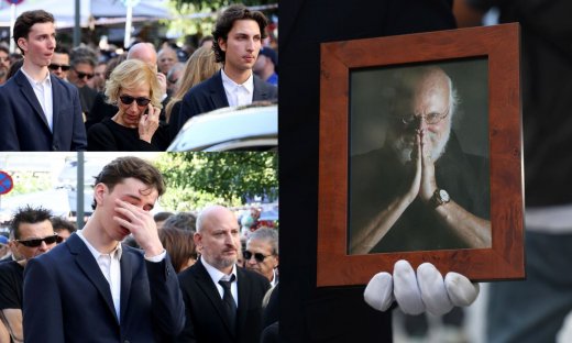 Διονύσης και Αντρέας Σαββόπουλος: Τα εγγόνια του Διονύση Σαββόπουλου σπάραξαν στο ύστατο χαίρε