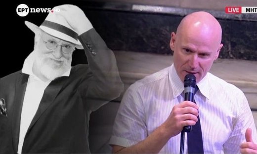 Διονύσης Σαββόπουλος: Συγκλόνισε ο γιος του στην εξόδιο ακολουθία-Το τελευταίο αντίο στον πατέρα του