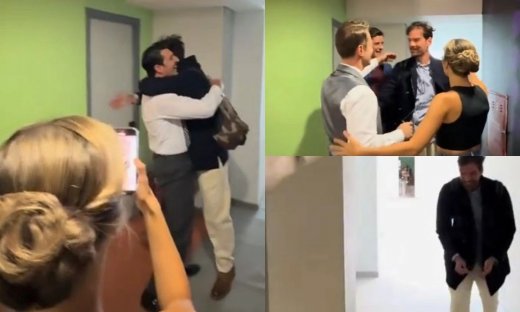 Grand Hotel: Η θερμή υποδοχή στον Κουκουράκη και οι αγκαλιές με τους συμπρωταγωνιστές στα παρασκήνια