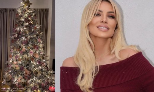 «Ειδικά φέτος έγινε με...»: Η Καινούργιου στόλισε το πιο εντυπωσιακό χριστουγεννιάτικο δέντρο