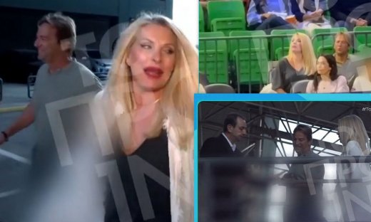 Μενεγάκη: Χαμός στο ΟΑΚΑ με την παρουσία της – Ο διαιτητής ζήτησε από το κοινό να κάνει ησυχία