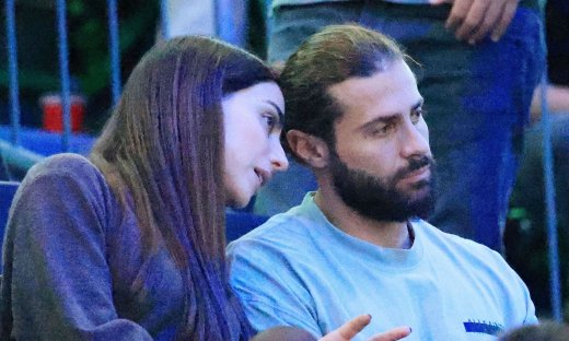 Κωνσταντίνος Βασάλος: Με το κορίτσι του στο ΟΑΚΑ