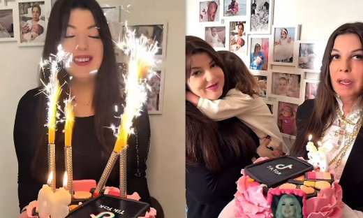 Όλγα Κιουρτσάκη: Η τούρτα υπερπαραγωγή για τα 39α γενέθλια & το τραγούδι από την Άντζελα Δημητρίου