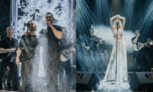 Γιώργος Γιαννιάς: Η συγκινητική υποδοχή on stage στον κουμπάρο του Χρήστο Μενιδιάτη