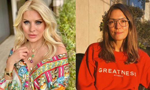 Η εγκυμονούσα Ελένη Μενεγάκη πόζαρε αγκαλιά με τη Βίκυ Καγιά, 18 χρόνια πριν - Το σπάνιο καρέ!