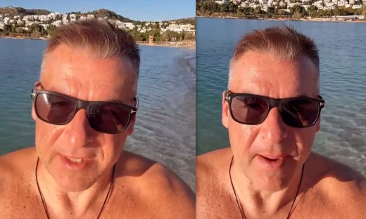 Γιώργος Λιάγκας: Καλωσόρισε τον Δεκέμβρη με βουτιά στη θάλασσα - Μετά το Πρωινό έφυγε για παραλία