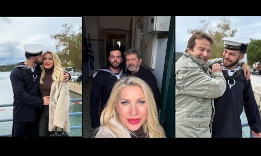 Μενενάκη: Αγκαλιά με τον Άγγελο στην ορκωμοσία – Οι φωτό με Λάτσιο, Παντζόπουλο & όλη την οικογένεια