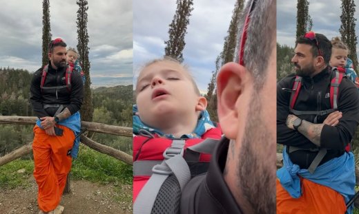 Η «δίκαιη συμφωνία» του Δημήτρη Αλεξάνδρου με τον γιο του - Πατέρας & γιος έκαναν πεζοπορία