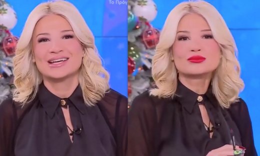 Σκορδά: Με άλλο μακιγιάζ ξεκίνησε την εκπομπή, με άλλο μακιγιάζ κατέληξε! Η αλλαγή on air!