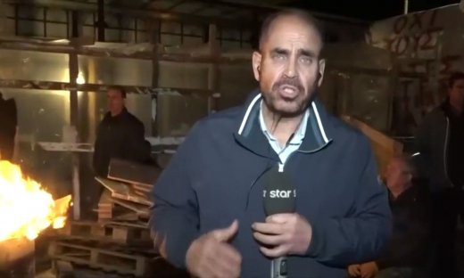 Επίθεση αγρότη σε μπλόκο στη Βοιωτία, σε συνεργείο του Star και στον ρεπόρτερ Βαγγέλη Γκούμα