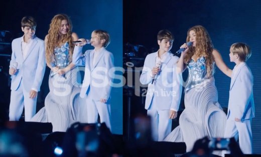 Αποκλειστικό βίντεο: Οι γιοι της Shakira ανέβηκαν στη σκηνή, σε συναυλία της & τραγούδησαν μαζί της