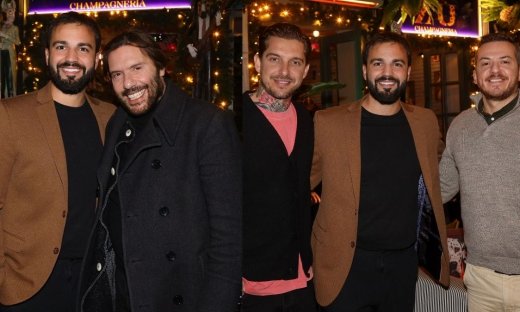 Ο Τζώρτζογλου και το «Γεράκι» στο πάρτι γενεθλίων του συνεργάτη της Τσολάκη, Λευτέρη Κουμαντάκη