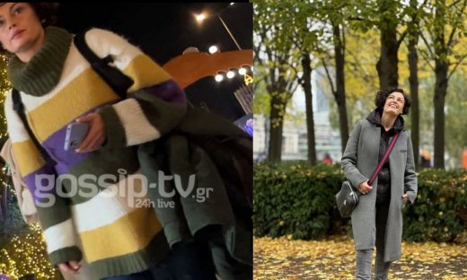 Σοφία Πανάγου: Οι βόλτες της Όλγας Χαμπέα από το «Σόι» στη στολισμένη για Χριστούγεννα Αθήνα