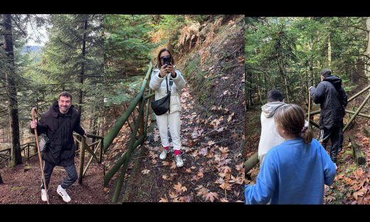 Ιορδανίδης – Ματίκα: Βόλτες στη φύση με τα παιδιά τους! Η Χριστουγεννιάτικη απόδραση στα Τρίκαλα