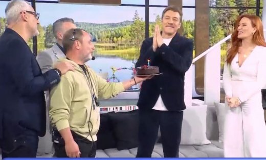 Ο Στάνκογλου έκανε ποδαρικό στο Χαμογέλα και πάλι & έσβησε τα κεράκια της τούρτας του λόγω γενεθλίων